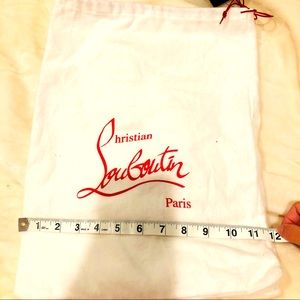 christain Louboutin shoes dust bag